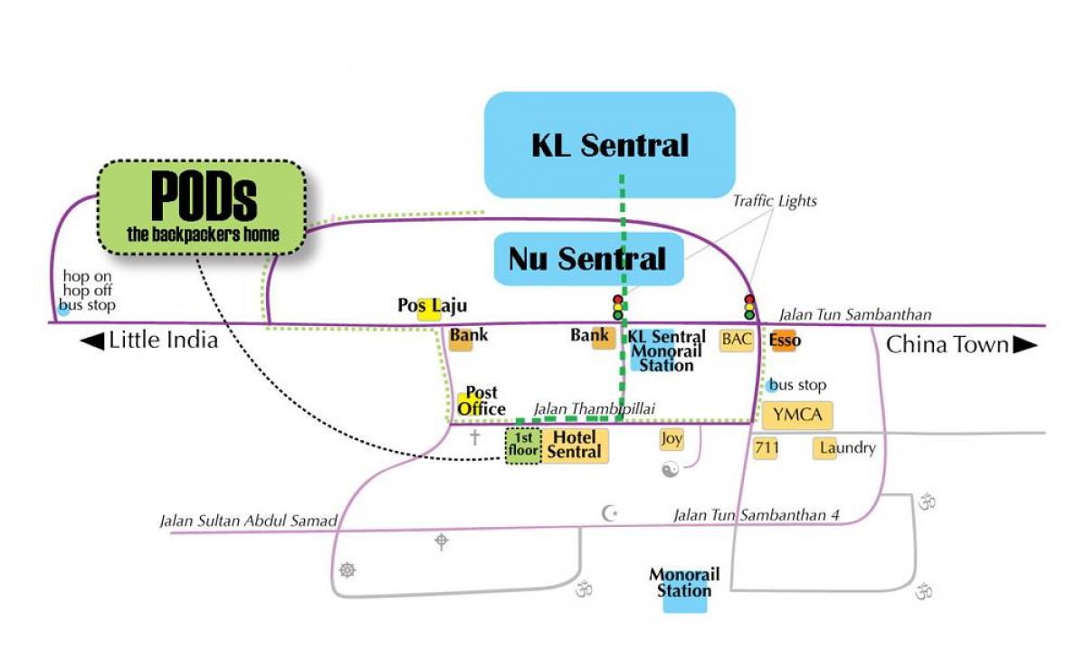 автовокзал Куала-Лумпур карте