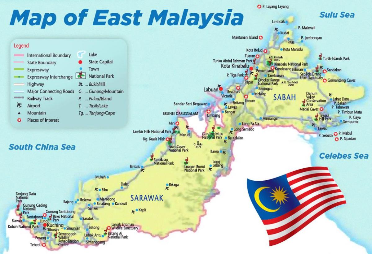 аэропорты в Малайзии карте