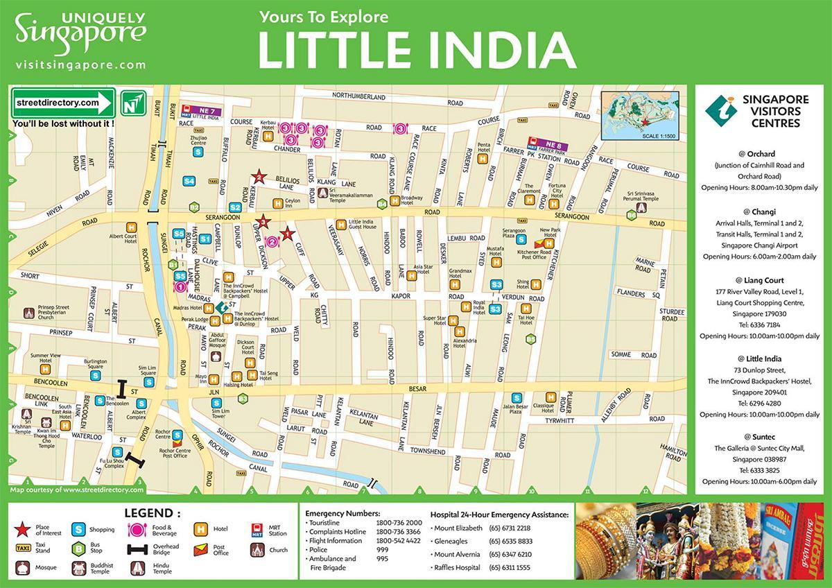 Карта Маленькая Индия в Куала-Лумпур