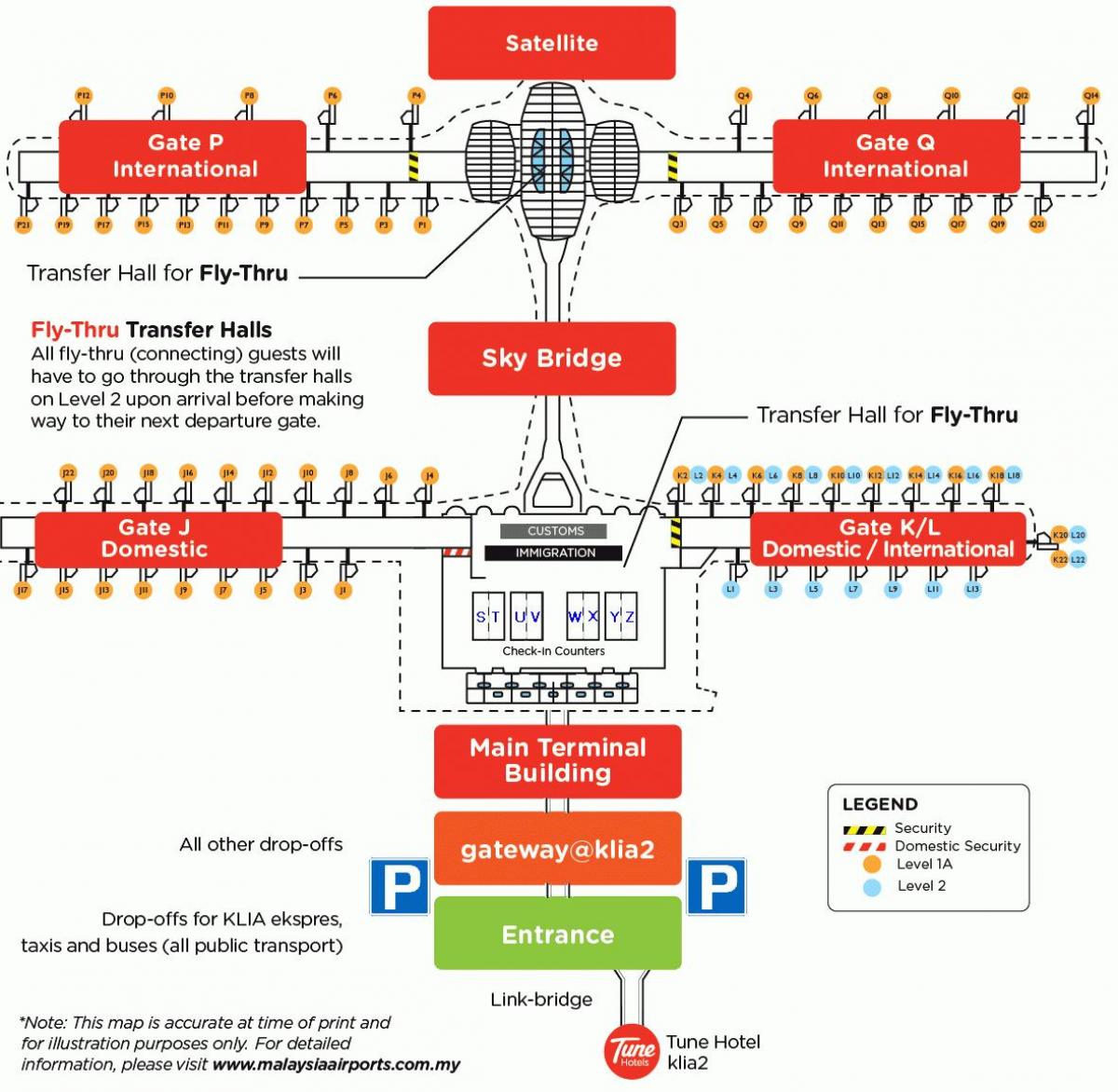 аэропорт Куала-Лумпур ворот карте