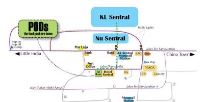 Автовокзал Куала-Лумпур карте