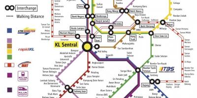 Куала-Лумпур-железнодорожный вокзал карте