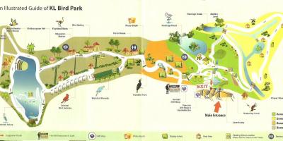 Куала-лумпурский парк птиц на карте