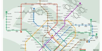 Станция метро карте Малайзии