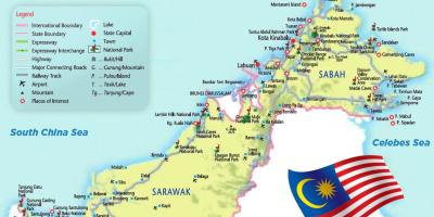 Аэропорты в Малайзии карте