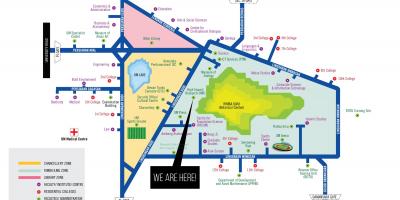 Карта университета Малайи