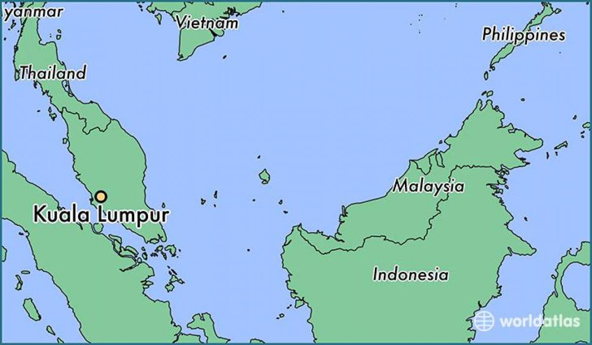 Карта малайзии с городами