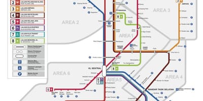 Rapidkl ЛРТ маршрут на карте