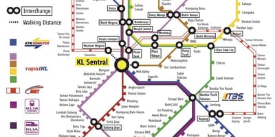 Куала-Лумпур-железнодорожный вокзал карте