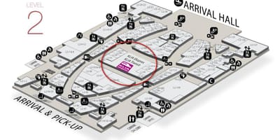 Прибытие из klia2 карте