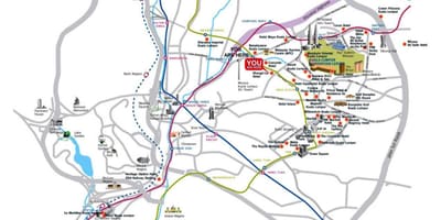 Карта Шангри-Ла Куала-Лумпур 