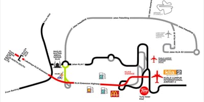 Каталог терминале klia2 карте 