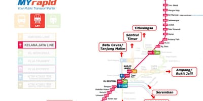 Путра LRT карта