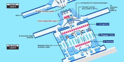 Терминал KLIA карте
